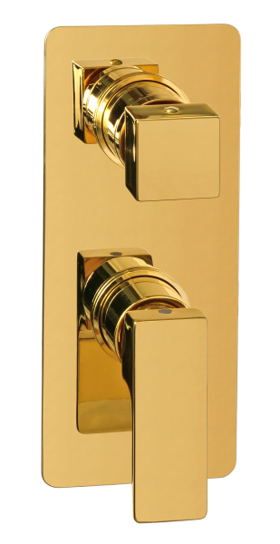 Смеситель для душа Remer Absolute AU93KBDO, золото глянцевое