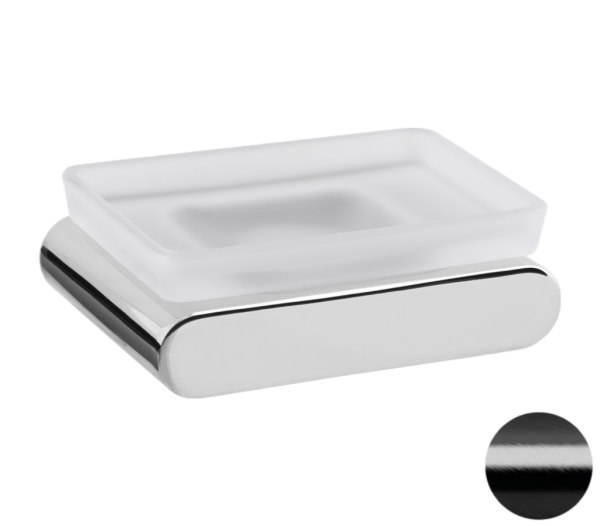 Мыльница Remer Lounge LN10CFP, черный брашированный хром