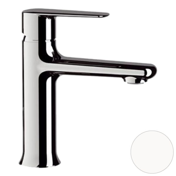 Смеситель для раковины Remer Vanity V12BO, белый матовый