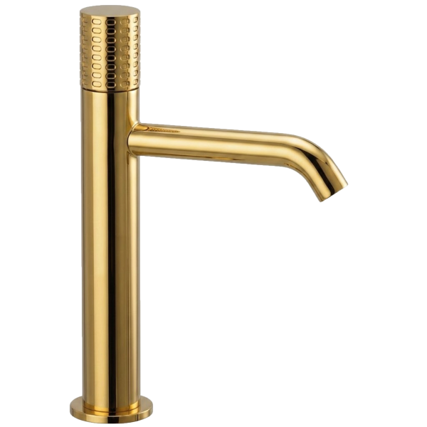 Смеситель для раковины Remer Celebrity CEC12AGP, золото глянцевое PVD