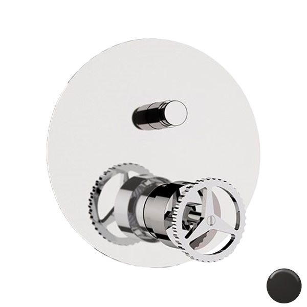 Смеситель для душа Remer Chrono CH09KBNO, черный матовый