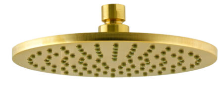 Верхний душ с шарнирным соединением 30 см Remer 359MM30BGX, золото брашированное