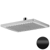 Верхний душ с шарнирным соединением 24x14 см Daniel A59215, чёрный матовый