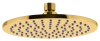 Верхний душ с шарнирным соединением 20 см Remer 359MM20DOX, золото глянцевое