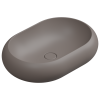 Раковина накладная 60x42 см GSG Ceramic Design Petra PELAV60029, Tortora Matt