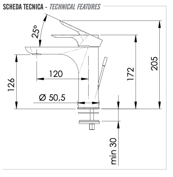 Смеситель для раковины Remer Infinity I10