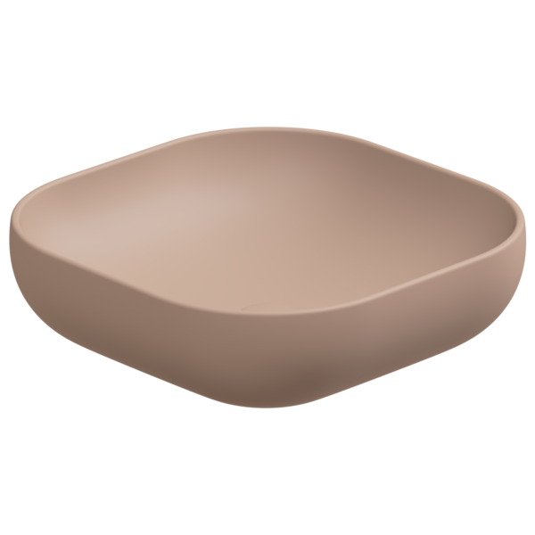 Раковина накладная 45 см GSG Ceramic Design Easy EALAVQU45032, Cipria Matt