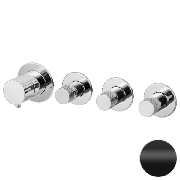 Смеситель для душа Remer X Style N98D3PWBNO, черный матовый