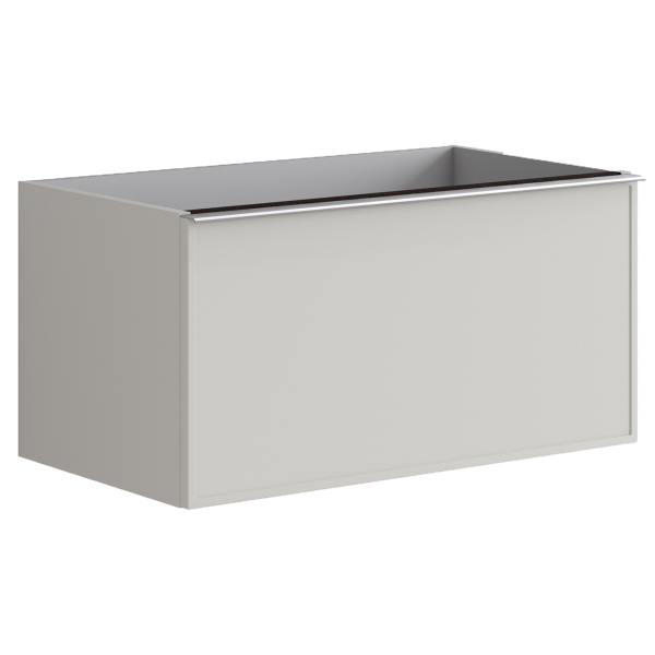  Тумба для раковины с 1 ящиком 80см Onsen Pixel 68-BP-080-F2-M11,серый 