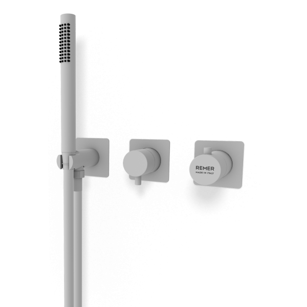 Смеситель для душа Remer X Style XT97D3QPWBBO, белый матовый