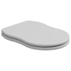 Крышка с сиденьем для подвесного унитаза с микролифтом GSG Ceramic Design Time TICOPRCCCR001, белый матовый