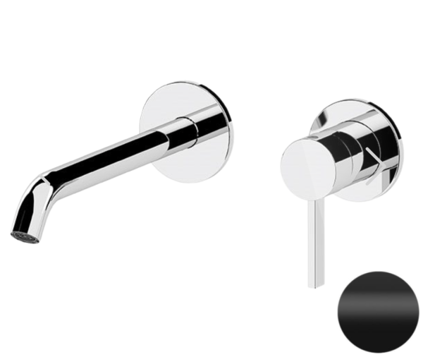 Смеситель для раковины Remer Metrica MC15PLNO, черный матовый