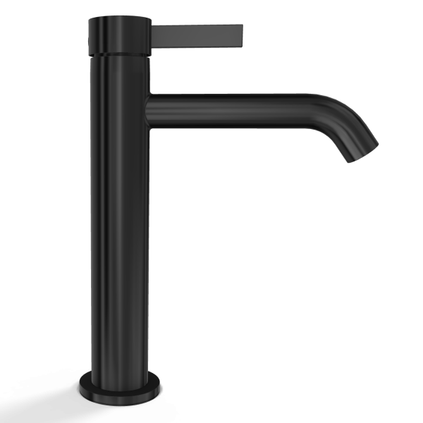 Смеситель для раковины Remer Metrica MC12ACFP, черный брашированный хром