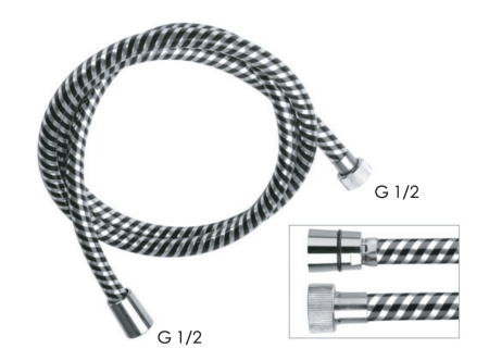 Шланг для душа ПВХ 150 см Remer 332CNNC150