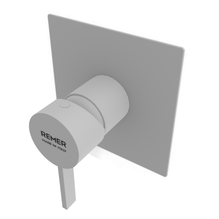 Смеситель для душа Remer Metrica MC30QBO, белый матовый