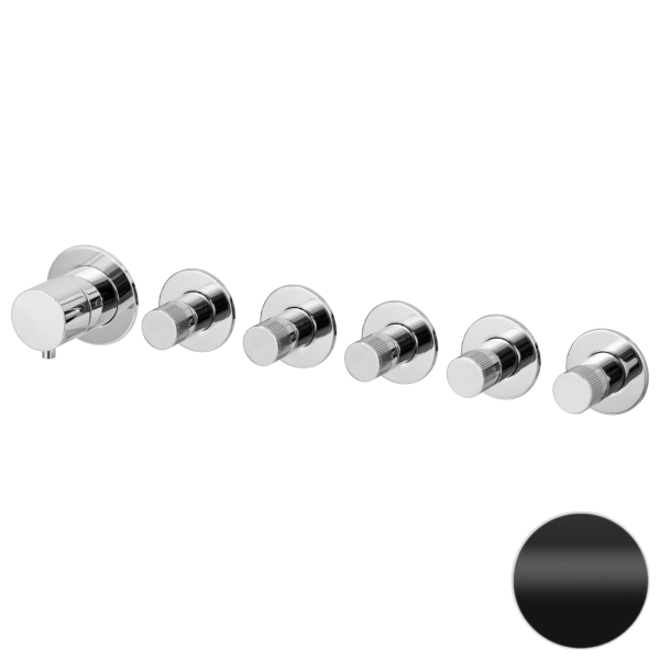 Смеситель для душа Remer X Style N98D5PWBNO, черный матовый