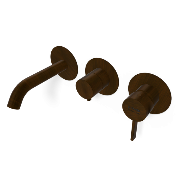 Смеситель для ванны Remer Metrica MC54D2PWBBR, бронза масляная