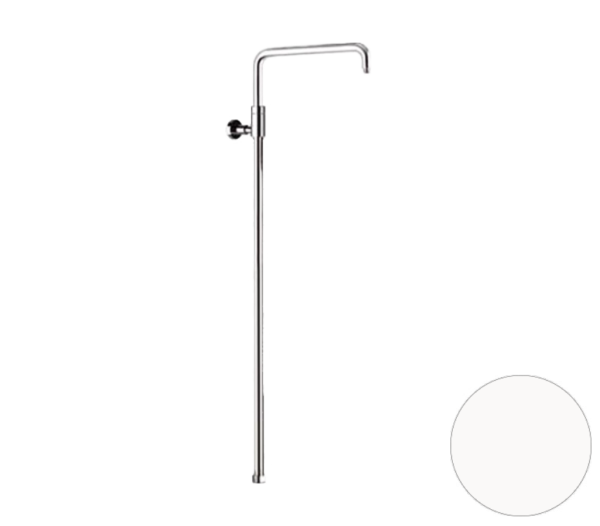 Душевая колонна телескопическая Remer 330A7DCESDEVBO, белый матовый
