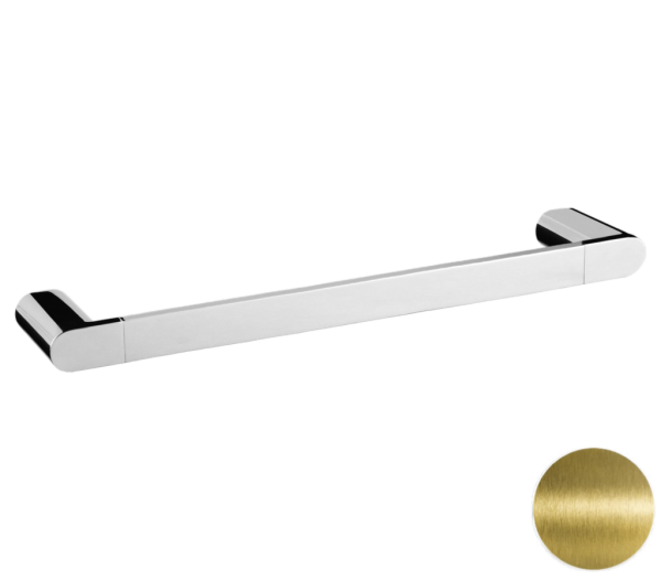 Полотенцедержатель 40 см Remer Lounge LN40VO, состаренная латунь