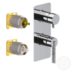 Смеситель для душа Daniel Club ANC612D2KB14, белый матовый