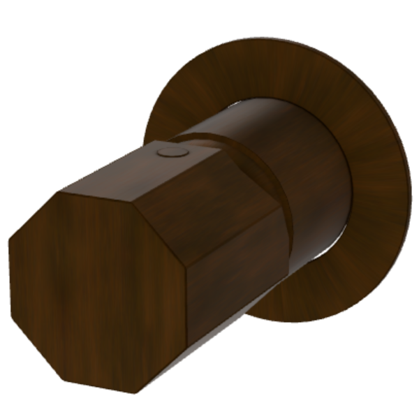 Смеситель для душа Remer Ottagono ON30LBR, бронза масляная