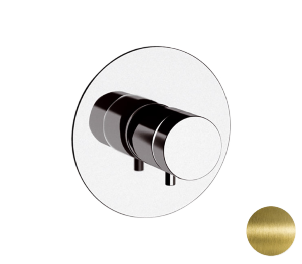 Смеситель термостатический для душа Remer Elegance NT30VO, состаренная латунь