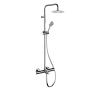Душевая система термостатическая с изливом Remer EQ34A8MPUFM25G