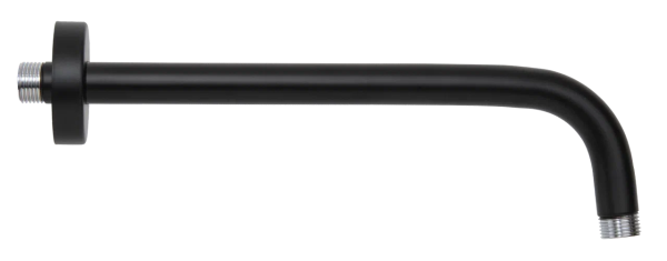 Кронштейн для верхнего душа 30 см Remer 343L30NO, черный матовый