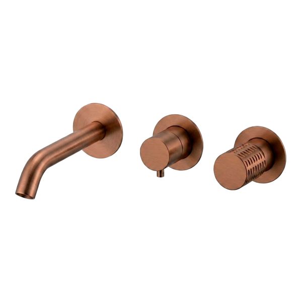 Смеситель для ванны Remer Celebrity CEC54D3PWBCU, медь брашированная PVD