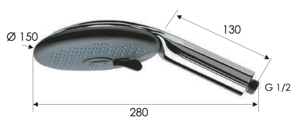 Ручной душ Remer 318RLX