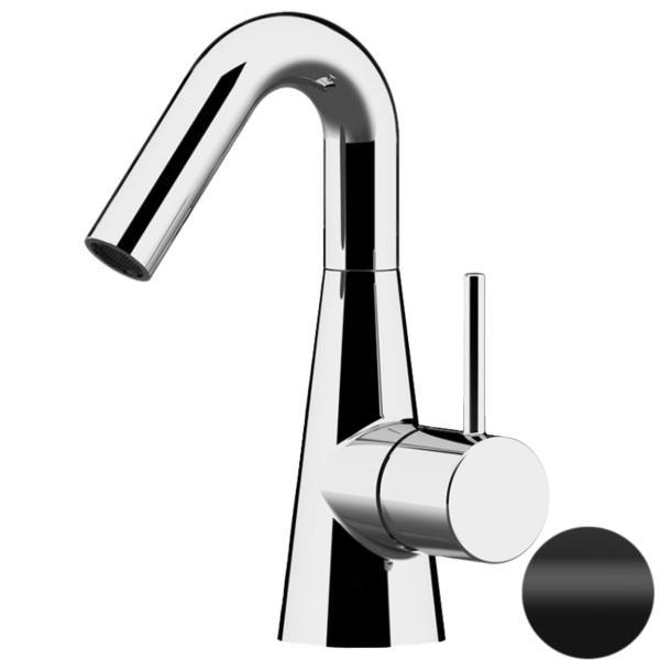 Смеситель для раковины Daniel Swing SG606N15, чёрный матовый