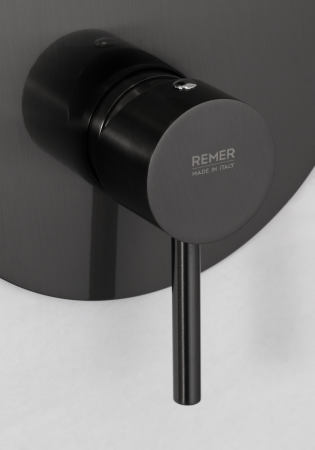 Смеситель для душа Remer X Style X09KBCFP, чёрный брашированный хром