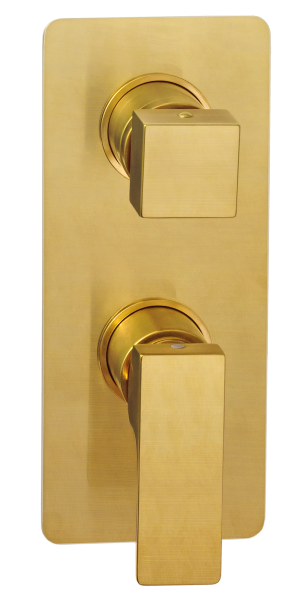 Смеситель для душа Remer Absolute AU92BG, золото брашированное