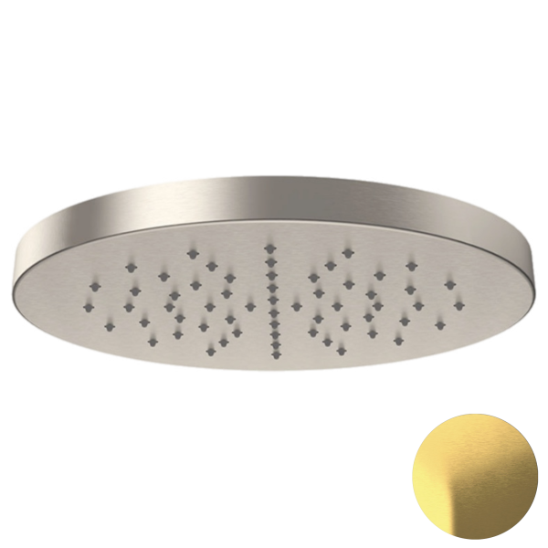 Верхний душ с шарнирным соединением 32 см Daniel SS2A578H3CM32, латунь брашированная PVD