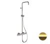 Душевая система термостатическая Remer Elegance EQ32ASSDBG, золото брашированное