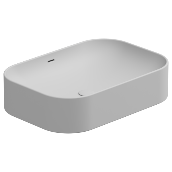 Раковина накладная 60x42 см GSG Ceramic Design Easy EALAVTP60001, белый матовый