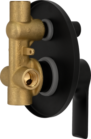 Смеситель для душа Remer Energy EY09HNO, черный матовый