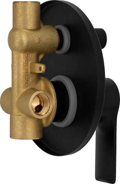 Смеситель для душа Remer Energy EY09HNO, черный матовый