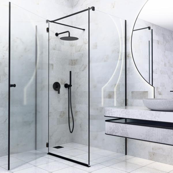 Комплект для душа Mariani B14241UM, черный матовый