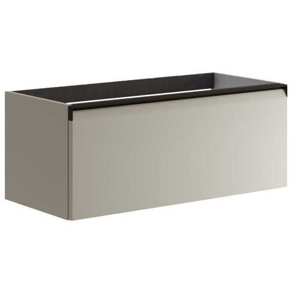 Тумба для раковины с 1 ящиком 100 см Onsen Fusion 78-BP-100-K1-M15,  песочный