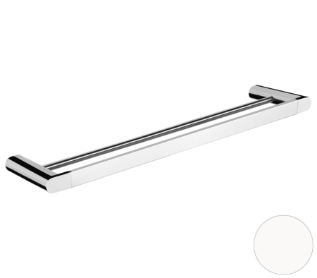 Полотенцедержатель двойной 60 см Remer Lounge LN33BO, белый матовый