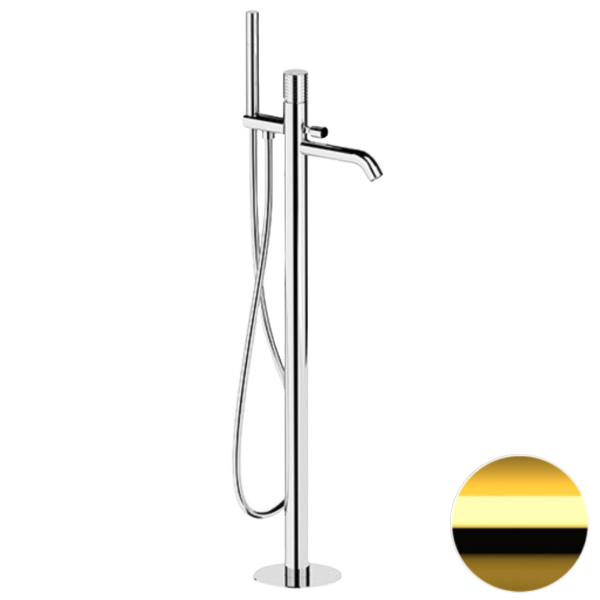 Смеситель для ванны Remer Celebrity CEC08DO, золото глянцевое