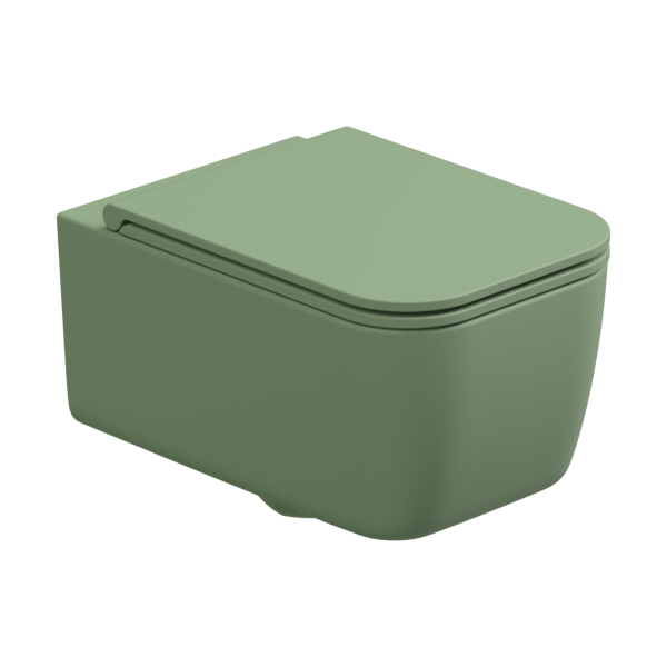 Чаша подвесного унитаза GSG Ceramic Design Brio BRWCSO031, Salvia Matt
