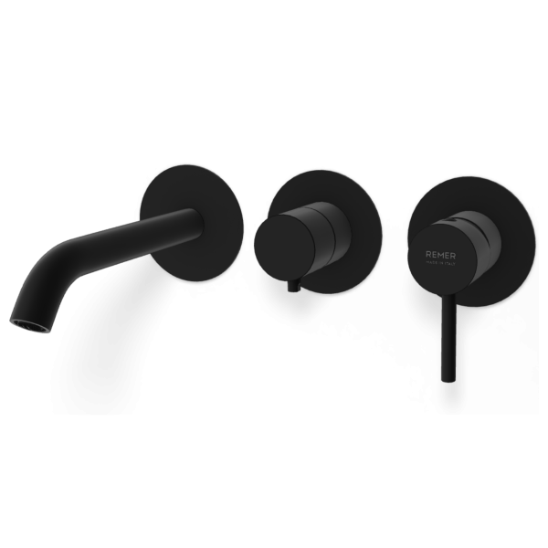 Смеситель для ванны Remer X Style X54D2PWBNO, черный матовый