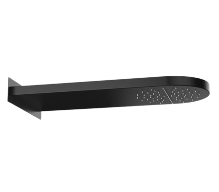 Верхний душ настенный 50x20 см Remer 350MMNOX, черный матовый
