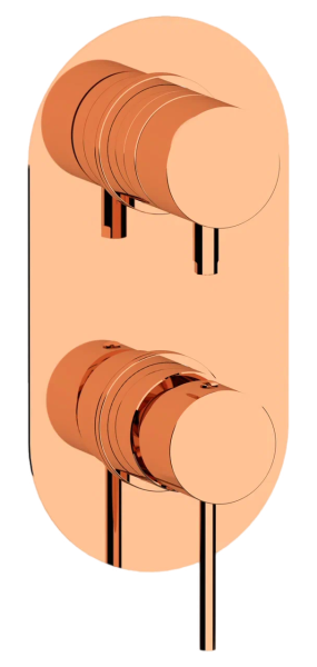 Смеситель для душа Remer X Style X92KBRL, медь глянцевая