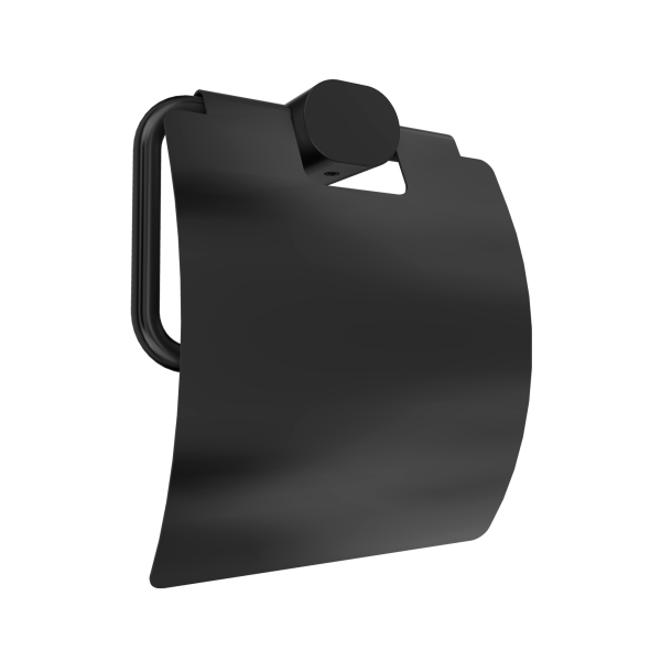 Бумагодержатель Remer Lounge LN60CFP, черный брашированный хром