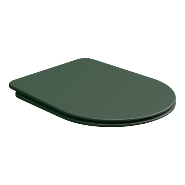 Крышка с сиденьем для подвесного унитаза с микролифтом GSG Ceramic Design Hit! HICOPRSLTICR036, Smeraldo Matt