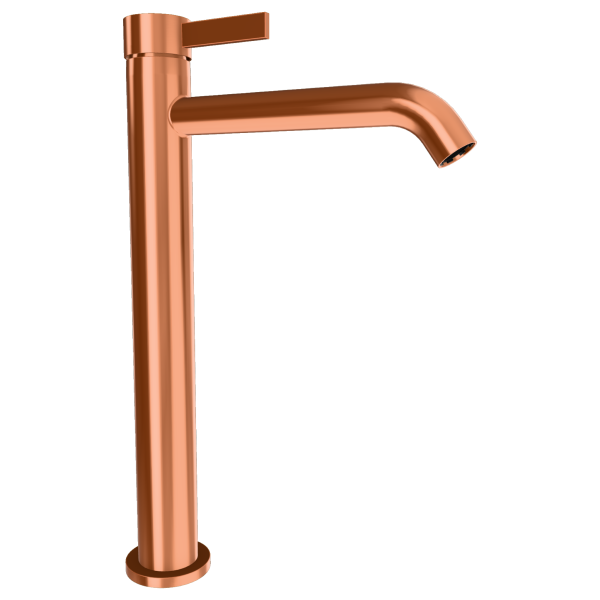 Смеситель для раковины Remer Metrica MC11LXLRP, медь брашированная