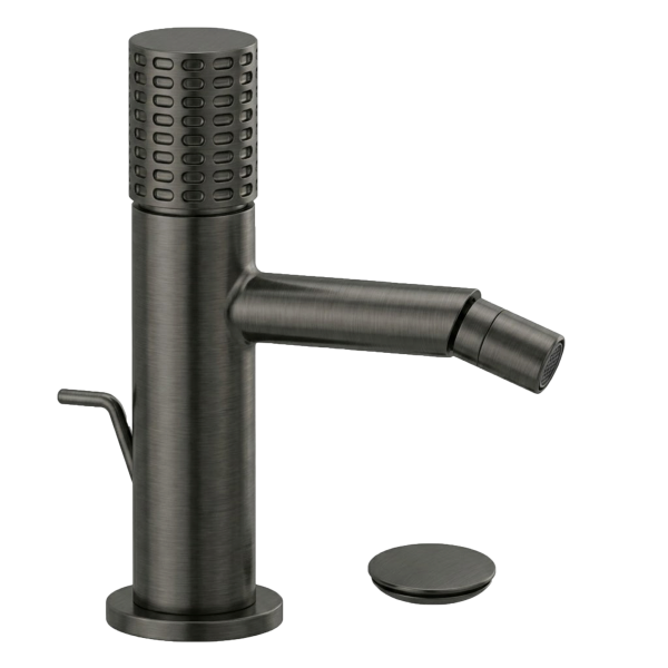Смеситель для биде Remer Celebrity CEC20GM, оружейная сталь PVD